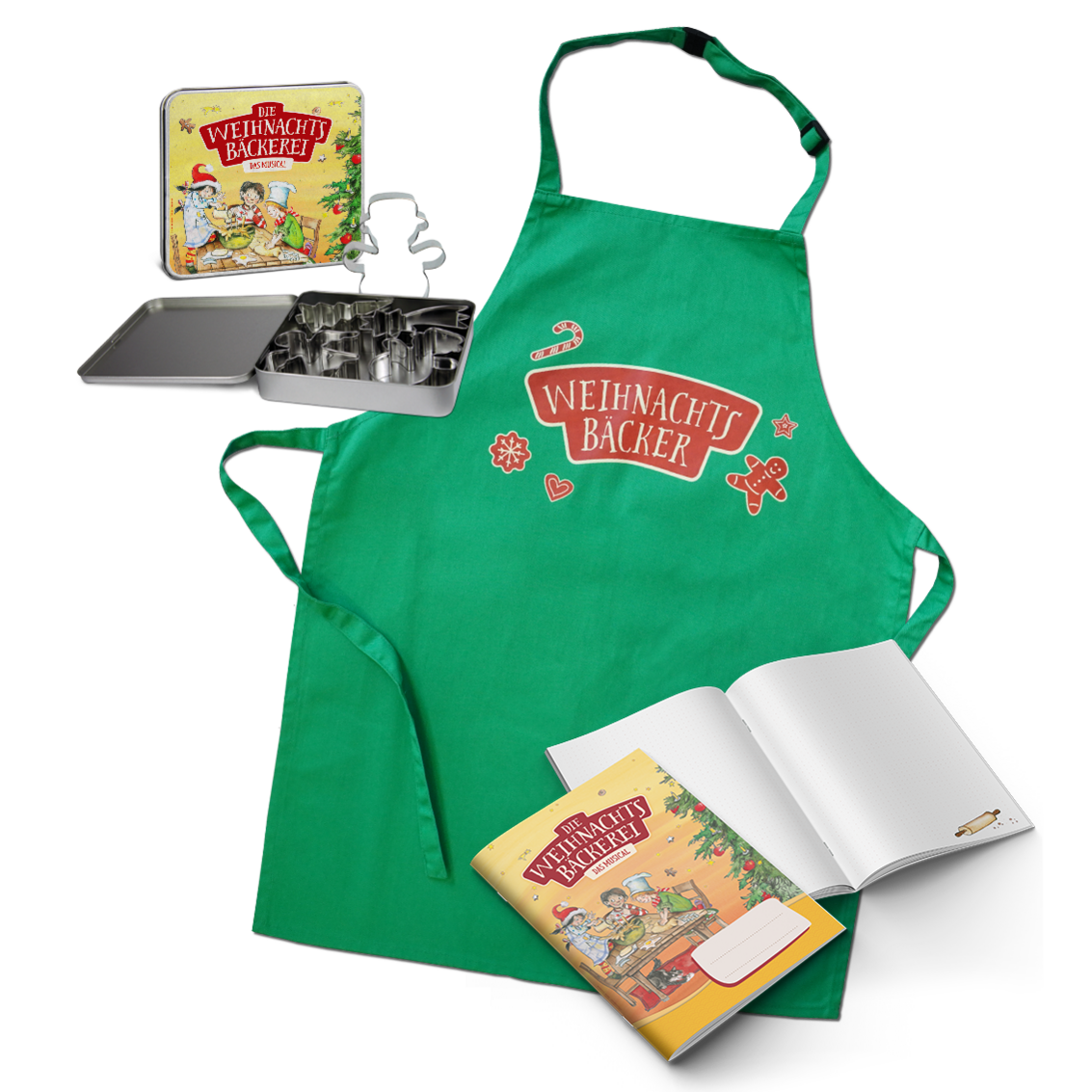 Bäckerei-Set zum Musical Die Weihnachtsbäckerei