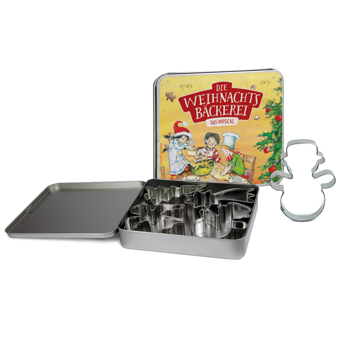 Das Keksförmchen-Set zum Musical Die Weihnachtsbäckerei