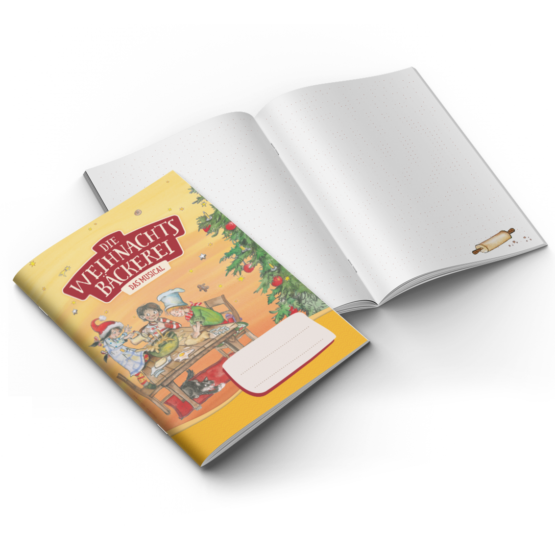 Schreib- und Malheft zum Musical Die Weihnachtsbäckerei
